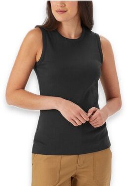 Duluth Trading Navy Blue Cotton Tank Top